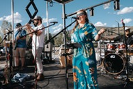 band playing at first friday