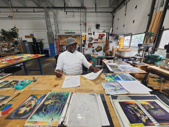 cordell crosby and his artwork