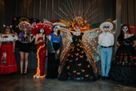 dancers at dia de los muertos