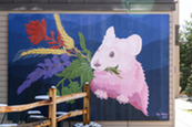 thirsty pika mural