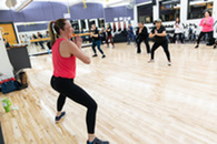 women in exercise class