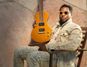 musician Robert Randolph and guitar