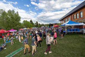 crowd at June First Friday 