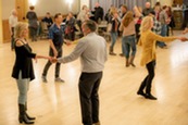 people dancing at a country western dance