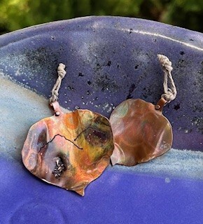 copper leaf jewelry