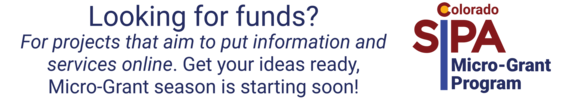 Get your grant ideas ready, SIPA micro grant program information coming soon!