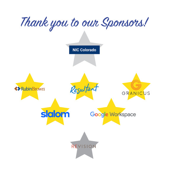 Thank you 2022 User Conference Sponsors June