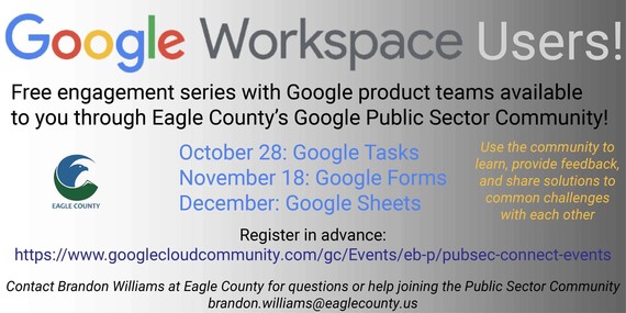 Public Sector Community Google Workspace