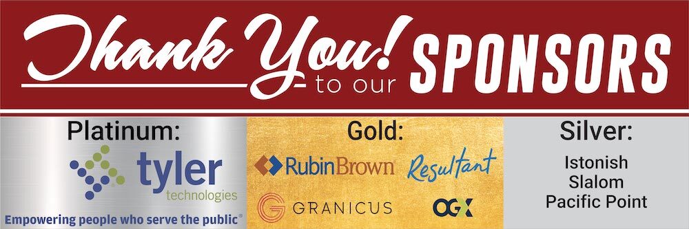 Thank you 2023 User Conference Platinum Gold and Silver Sponsors