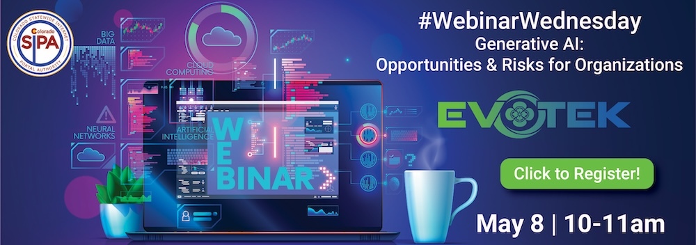 Webinar Wednesday May 8 2024 with EVOTEK on Generative AI Opportunities and Risks for Organizations