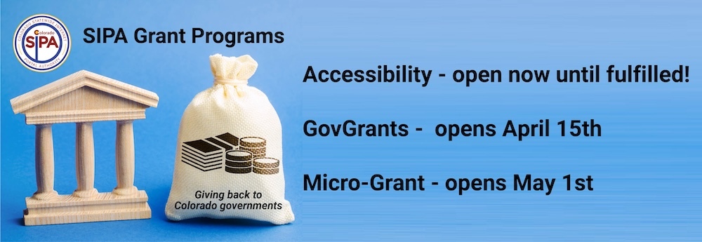 SIPA Government Grant Programs offering funding for accessibility and innovative technology solutions