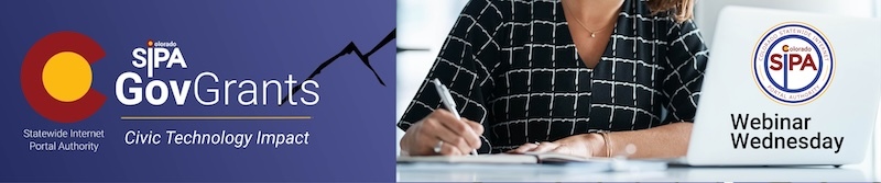 Webinar Wednesday SIPA GovGrants and Grant Writing Essentials