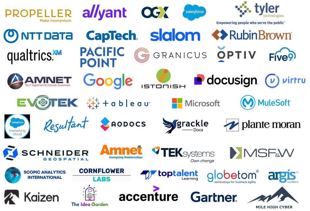 SIPA suppliers as of November 2025 listed by their logos