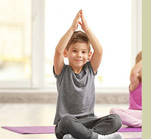 Kid yoga pose image