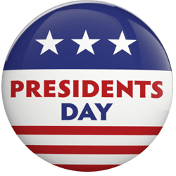 Presidents Day button