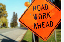 Road Work sign image