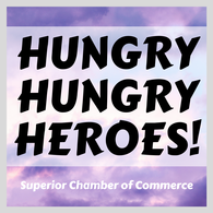 Hungry Hungry Heroes lettering