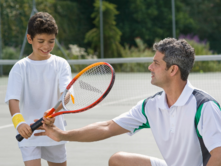 Tennis lesson