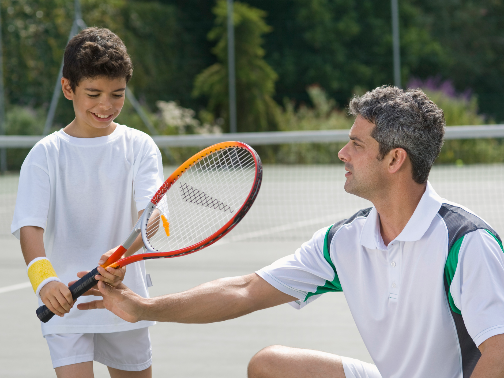 Tennis lesson