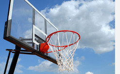 Outdoor basketball rim
