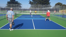 Pickleball court