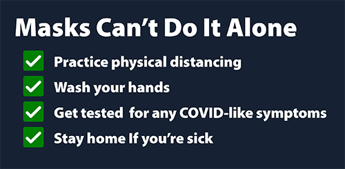 Masks can't do it alone