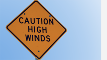 caution high winds
