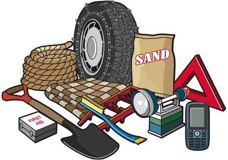 Winter survival car kit