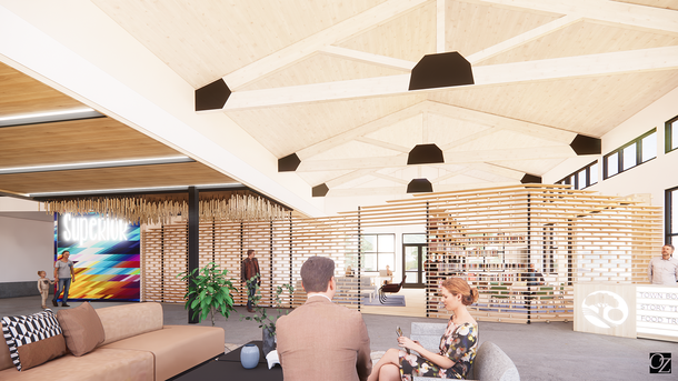 Community Center entry