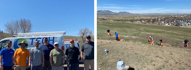 Tech Electronics volunteers