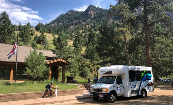 Eldo Shuttle at Visitor Center