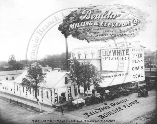 The historic Boulder Milling and Elevator Co 