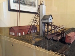 Image of old Mining camp diorama 