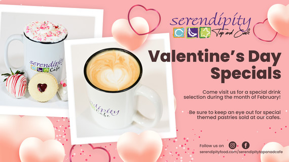 Serendipity Tap & Café Valentines Specials 