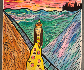 Watercolor painting by a Superior Elementary student.