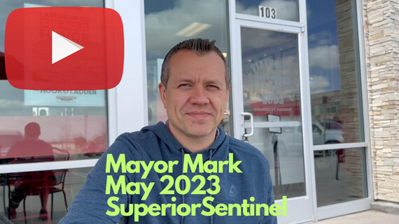 Mayor Mark outside Firehouse Subs 