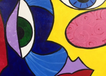 Pablo Picasso inspired self portrait