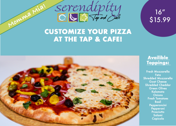 Serendipity Tap & Café Pizza Promotion