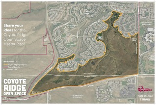 coyote ridge open space MAP