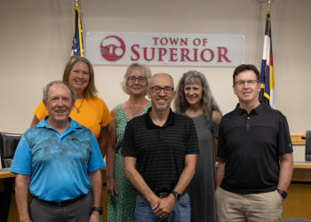 Open Space Advisory Group standing together at Town Hall