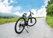 e bike on a gravel path