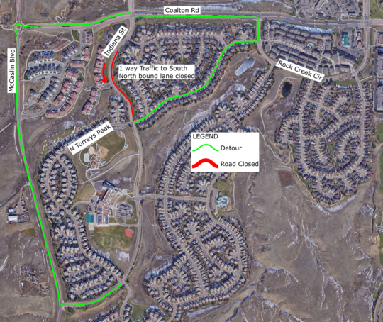 Indiana Street phase two closure