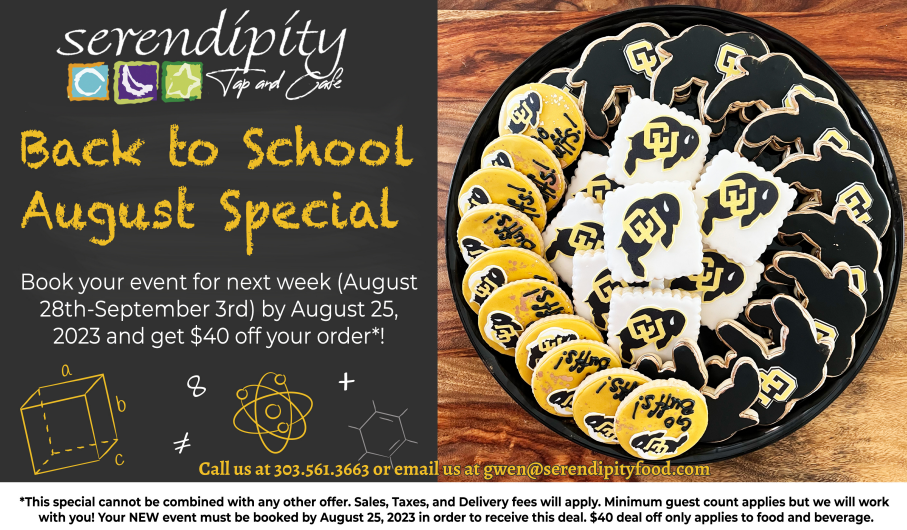 Serendipity Back to School promo