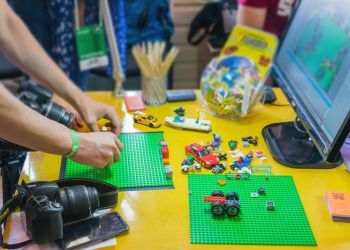 Stop motion animation in progress