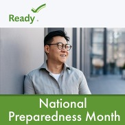 National Preparedness month promotional graphic