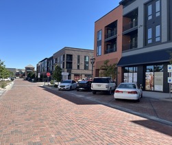 Downtown apartments and storefronts