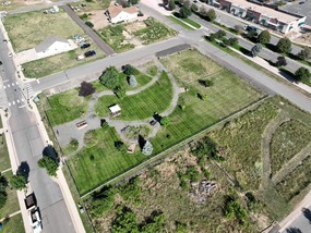 Site of Historical Museum rebuild in Asti Park. 