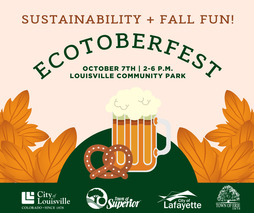 Ecotober save the date promotional flyer