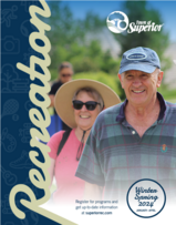 Front Cover of Winter-Spring 2024 Recreation Guide 