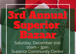 Superior Holiday Bazaar promotional graphic